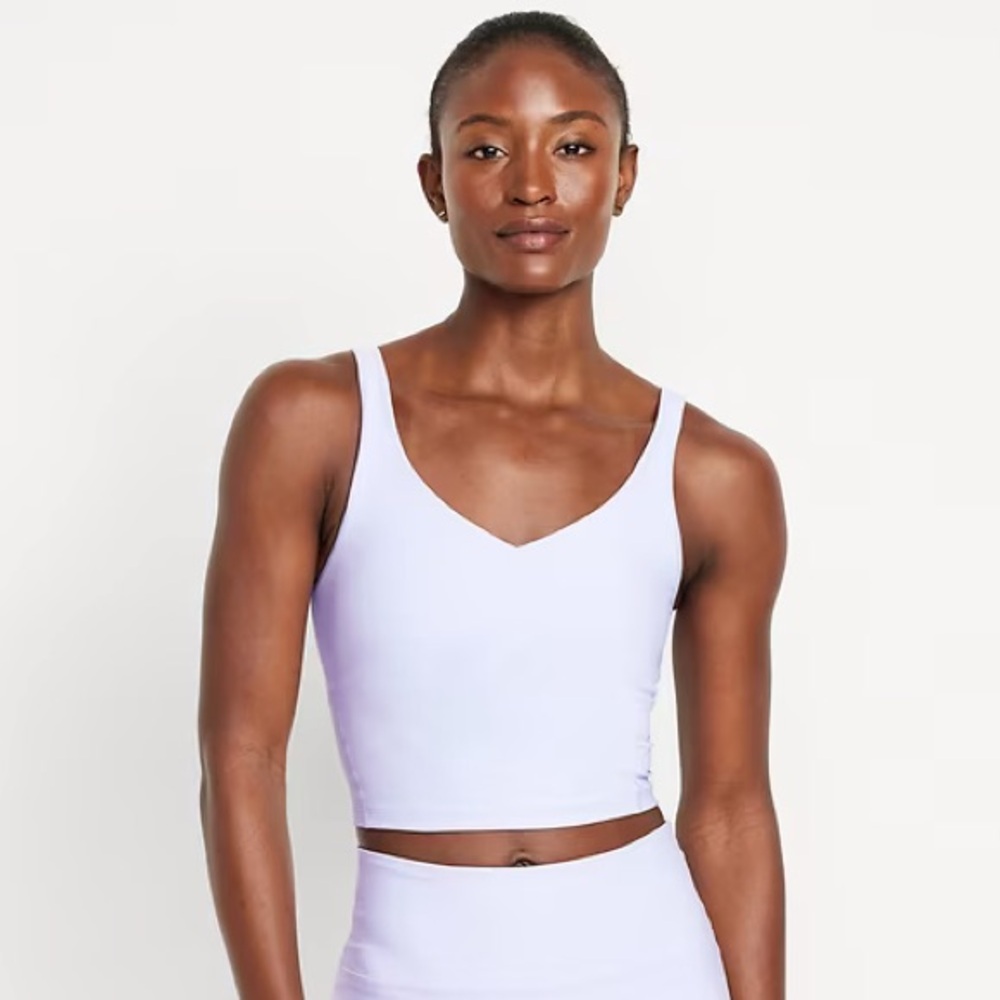 Old Navy Longline Sports Bra Orchid Tint - multiple sizes